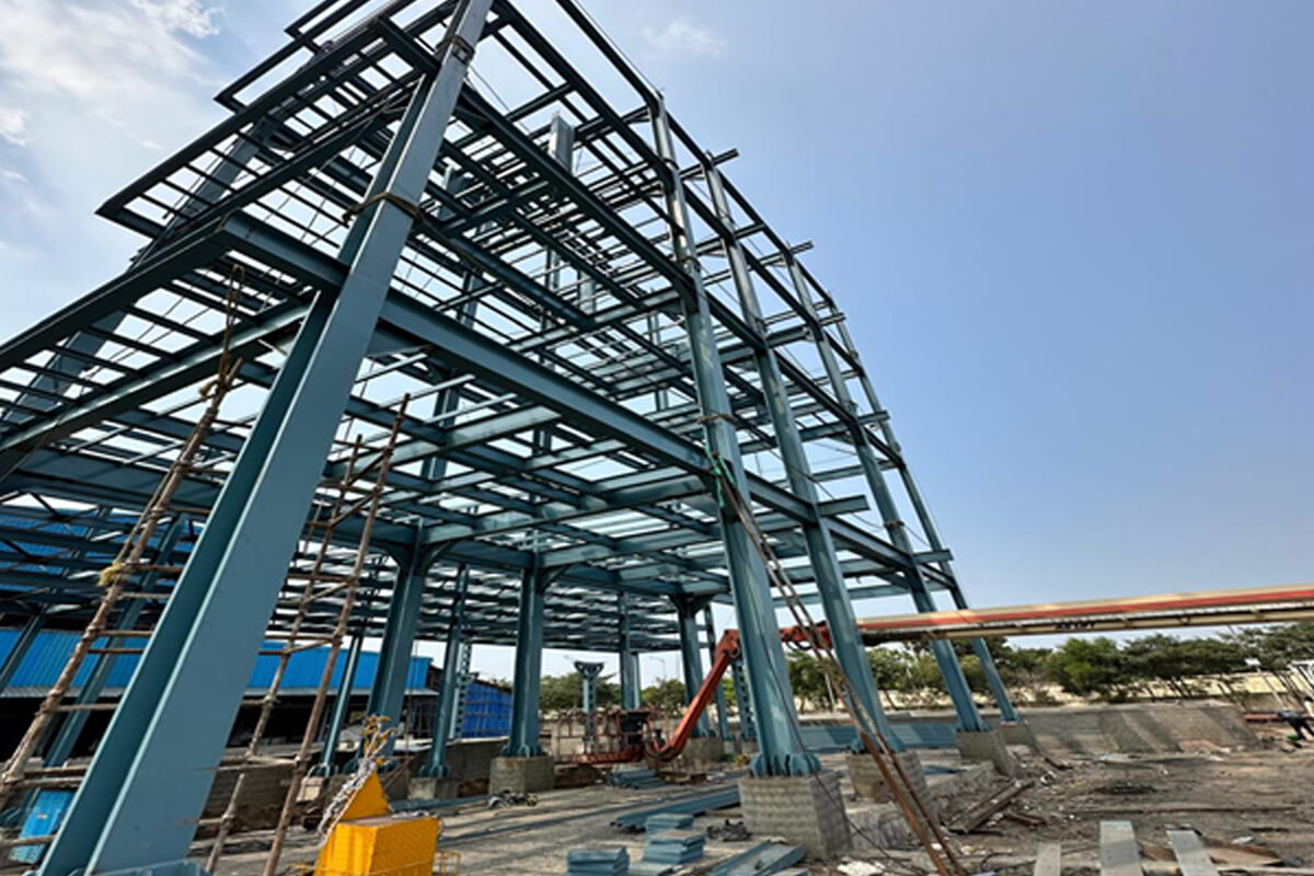 Camlin Fine Sciences Ltd. — steel structure